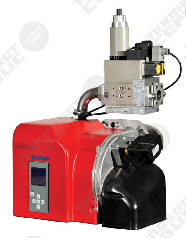 Горелка  ECOFLAM  Max gas 170Р + газовая рампа + адаптер